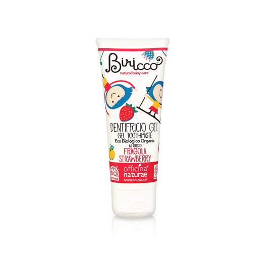 BIRICCO-BABY-DENTIFRICIO-GEL-FRAGOLA-OFFICINA-NATURAE