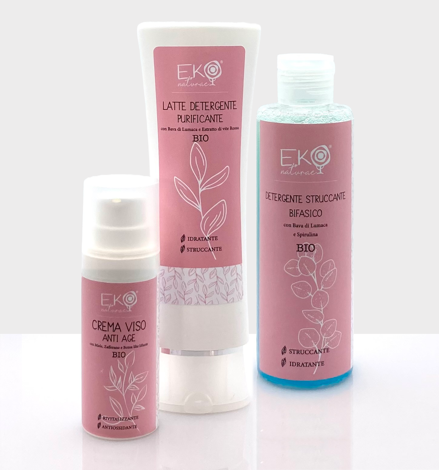 EKONATURAE-TRIO-SCKINCARE-LATTE-DETERGENTE-CREMA-VISO-ANTI-AGE-STRUCCANTE-BISASICO-BIO